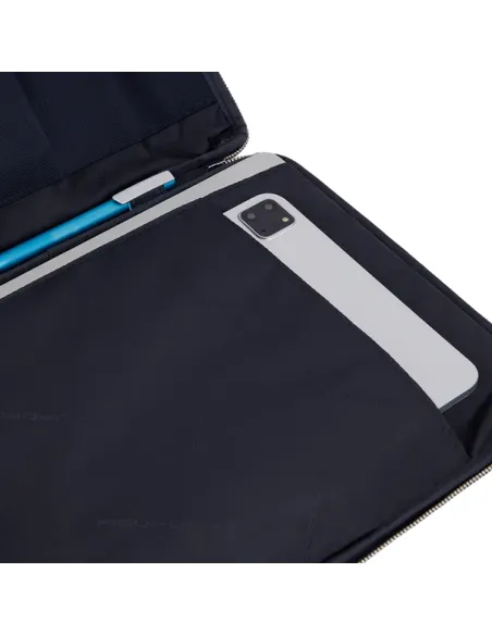 Portablocco con comparto per Ipad Pro 12,9 Piquadro Blue Square, blu
