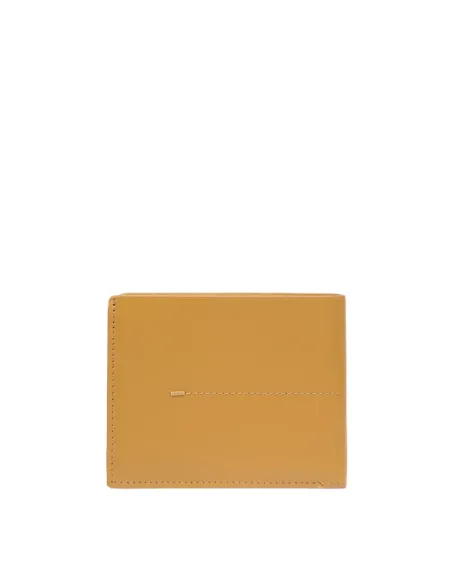 Piquadro Kiri leather men's wallet, yellow