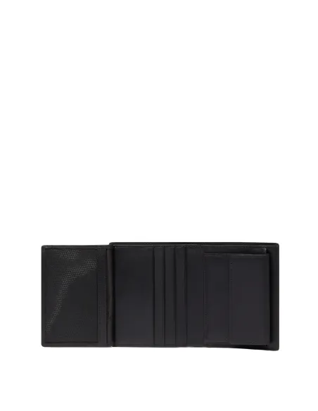 Piquadro Kiri vertical wallet, black