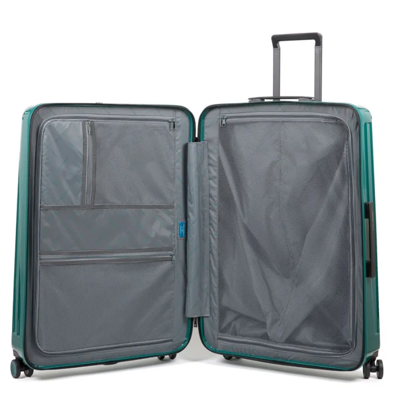 Trolley grande in policarbonato Piquadro Seeker, rosso 2