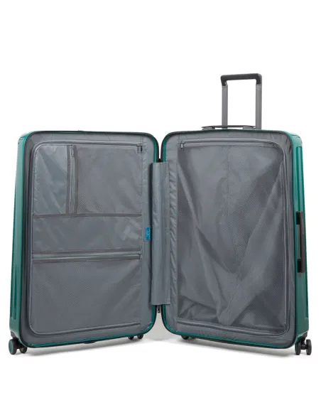 Piquadro Seeker Big-size polycarbonate trolley, red