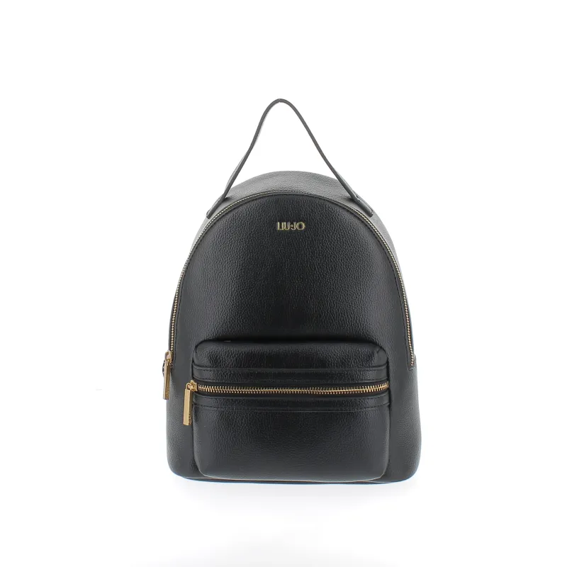 Liu Jo Ein-Fach-Rucksack mit Reißverschluss, schwarz