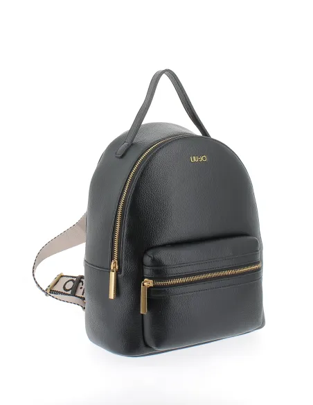 Liu Jo women's backpack with one zipped compartment, black