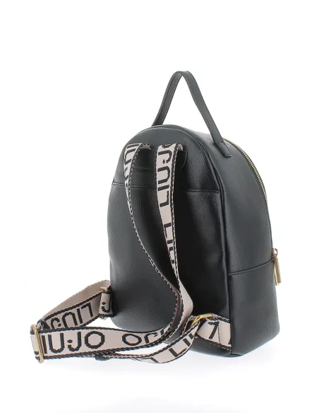 Liu Jo Ein-Fach-Rucksack mit Reißverschluss, schwarz