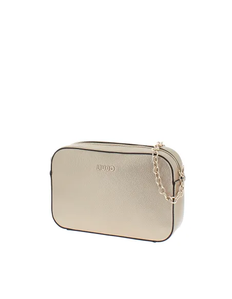 Liu Jo Umhängetasche mit Reißverschluss, gold