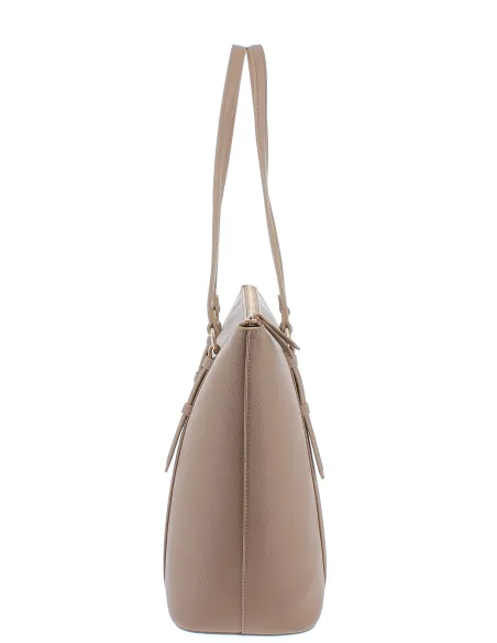 Liu Jo shopping bag with zip fastener, brown