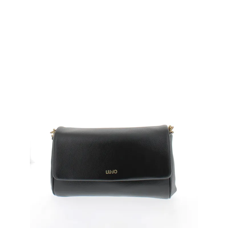Liu Jo shoulder bag with flap closure, black