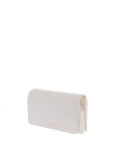 Liu Jo quilted clutch bag, champagne