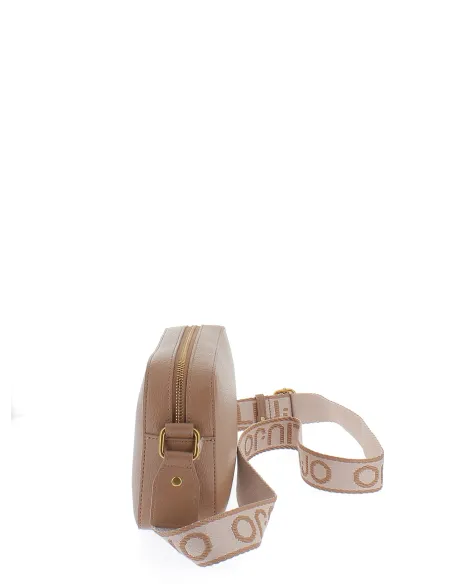Borsa a tracolla con chiusura con zip Liu Jo, marrone