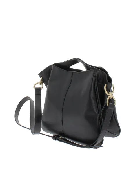 Shopping due manici media The Bridge Elisabetta, nera