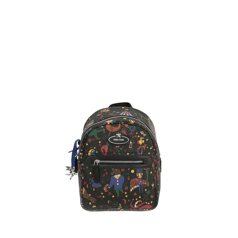 Piero Guidi Magic Circus small women s backpack black