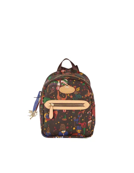 Piero Guidi Magic Circus Kleiner Damen-Rucksack, braun