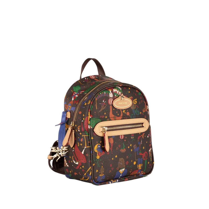 Piero Guidi Magic Circus small women's backpack, brown 2
