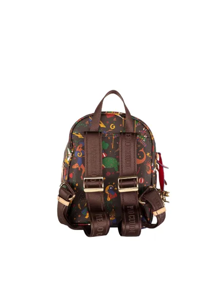 Piero Guidi Magic Circus small women's backpack, brown
