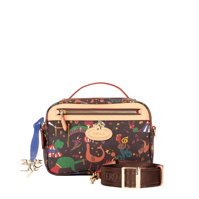 Piero Guidi Magic Circus one-handle bag, brown