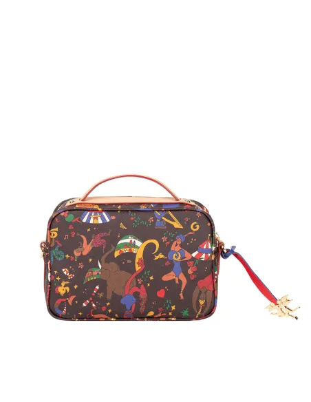 Handtasche mit einem Griff Piero Guidi Magic Circus, braun