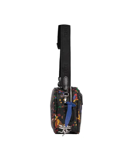 Piero Guidi Magic Circus one-handle bag, black