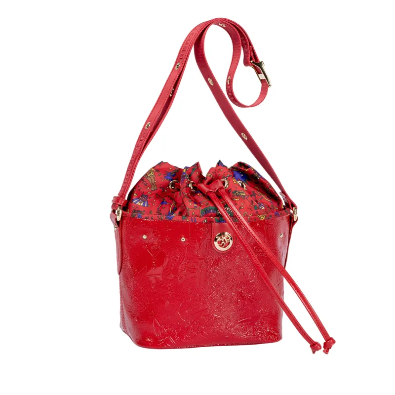 Piero Guidi Golden Age Eimertasche, rot 2