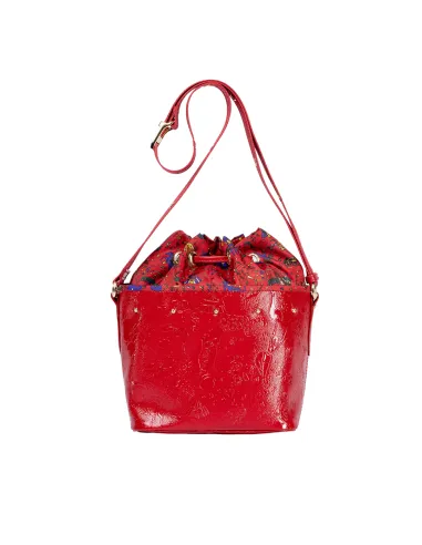 Piero Guidi Golden Age Eimertasche, rot