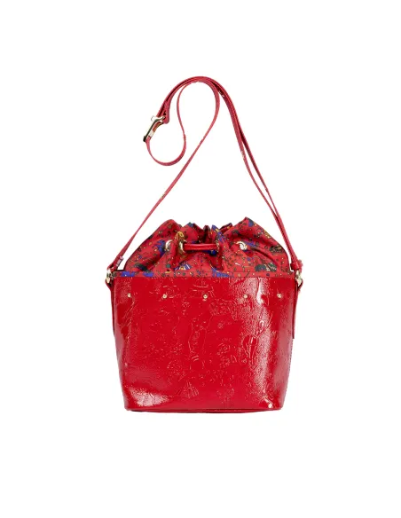 Piero Guidi Golden Age Eimertasche, rot