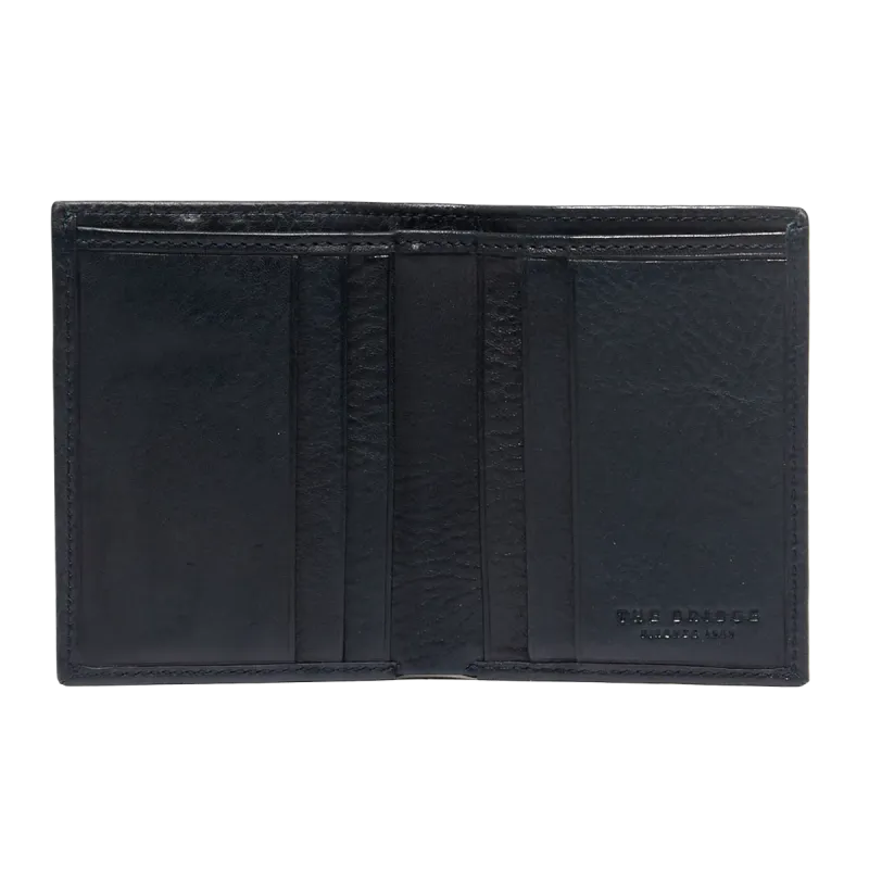 The Bridge Fabio small vertical men's wallet, black