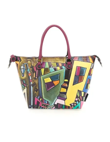 Borsa Gabs G3 Plus TG L stampa, Murale Geometrico