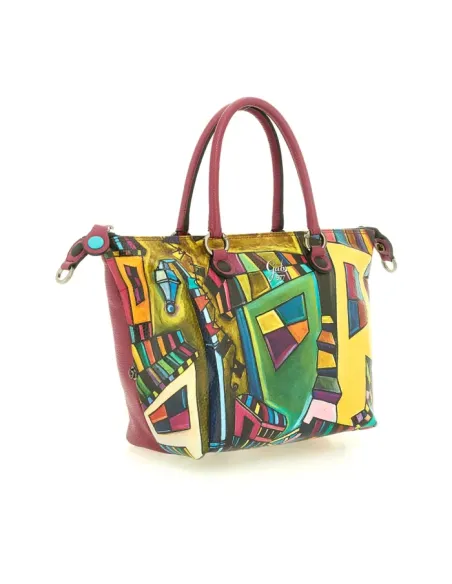 Borsa Gabs G3 Plus TG L stampa, Murale Geometrico
