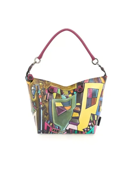 Borsa Gabs G3 Plus TG L stampa, Murale Geometrico