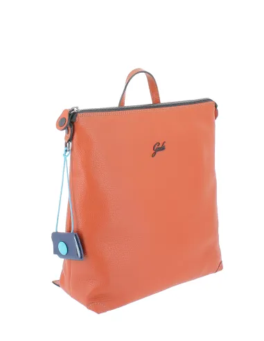 Gabs Lola women s leather backpack Brick