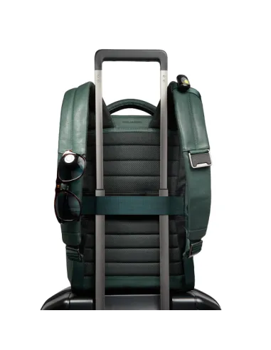 Piquadro Hedley small leather laptop...