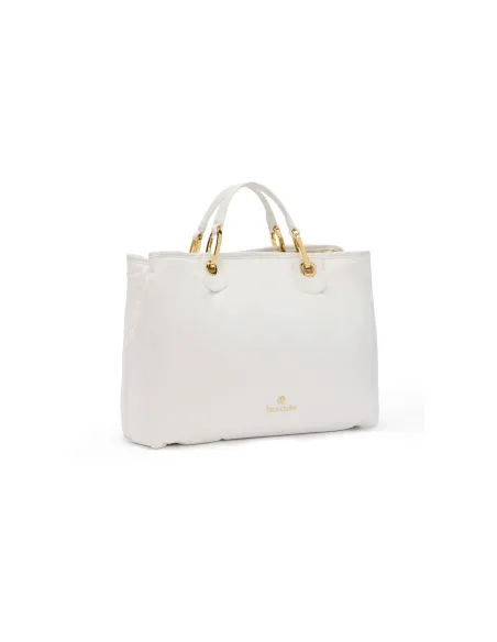 Beth Puffy Braccialini Damen-Handtasche, weiß