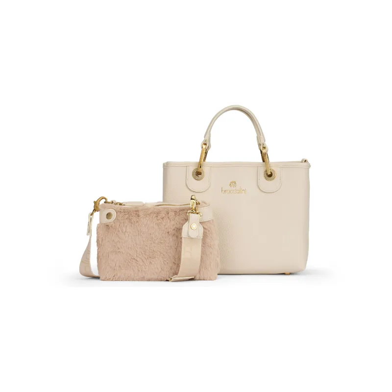 Braccialini Beth small handbag, beige 2