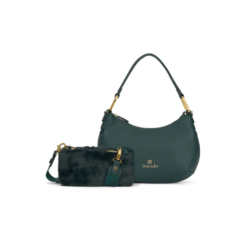 Braccialini Beth shoulder bag, green