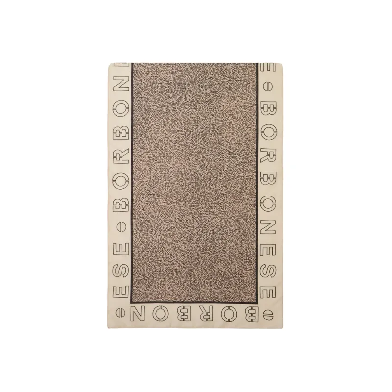 Borbonese scarf, chantilly cream