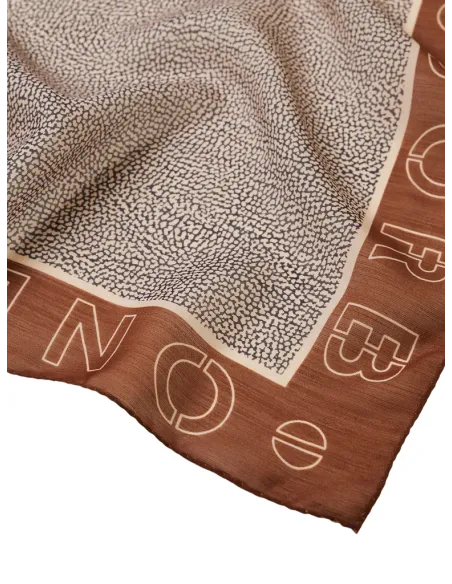 Borbonese scarf, caramel