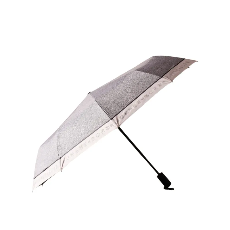 Borbonese open and close umbrella, cream