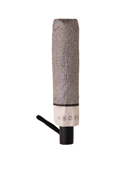 Borbonese open and close umbrella, cream