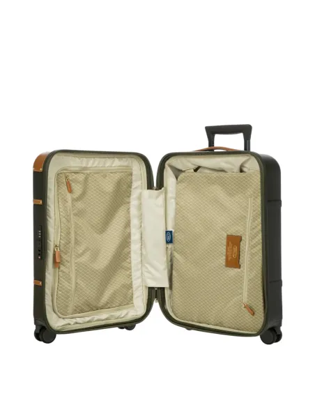 Bric's Bellagio carry-on trolley, olive green