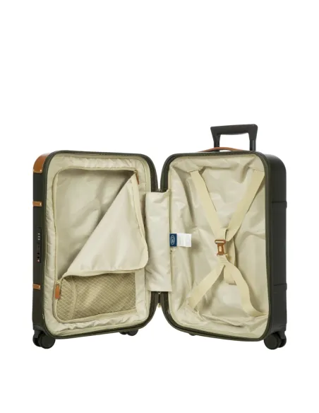 Bric's Bellagio carry-on trolley, olive green