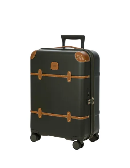Bric's Bellagio carry-on trolley, olive green