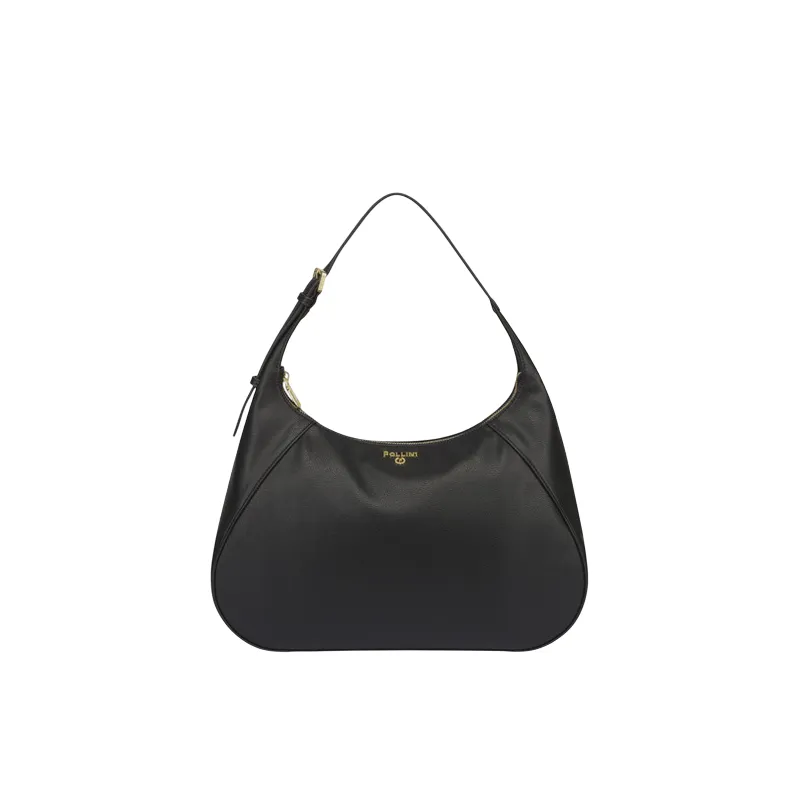 Pollini Schultertasche, schwarz