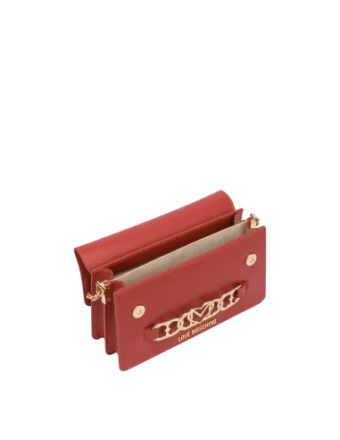 Love Moschino shoulder bag with flap,...