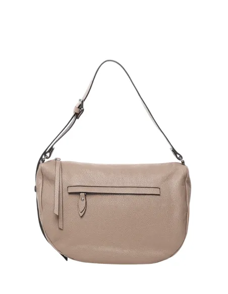 Gianni Notaro leather shoulder bag, beige