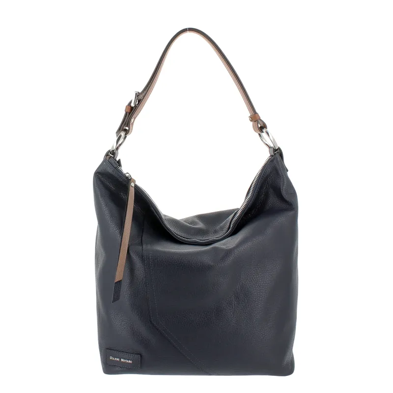 Gianni Notaro Schultertasche, blau