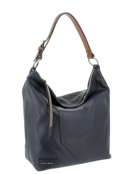 Borsa in pelle Gianni Notaro, blu