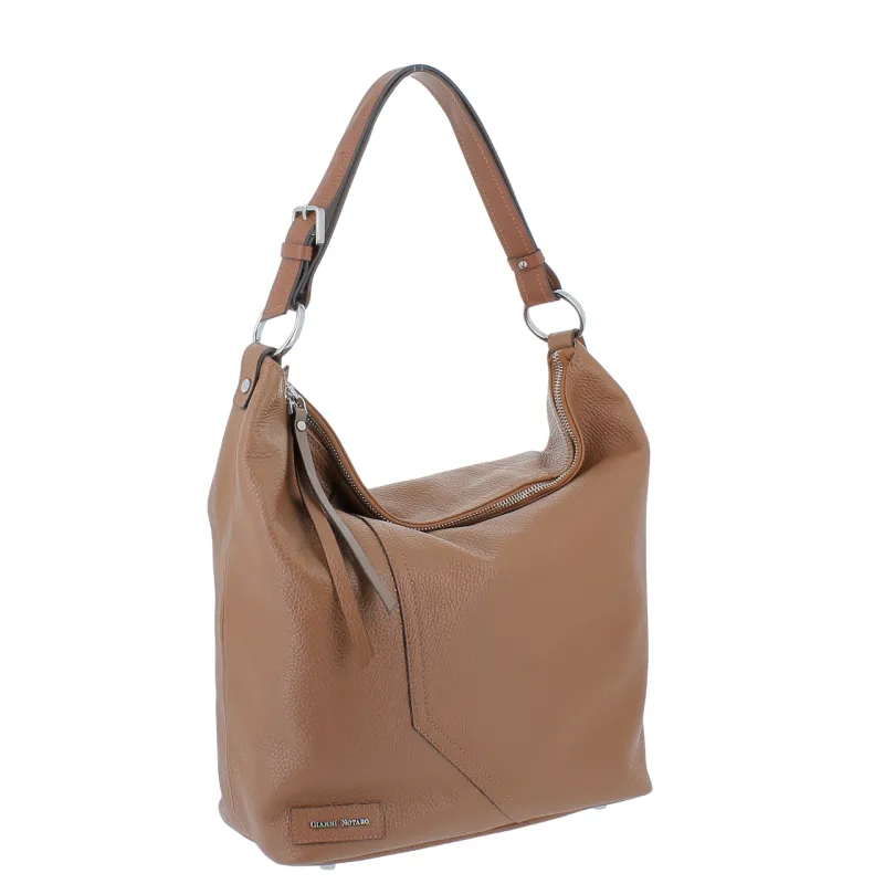 Gianni Notaro Schultertasche, braun 2