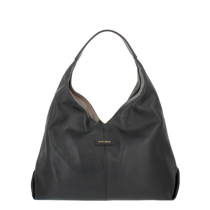 Borsa a spalla grande Gianni Notaro, nero