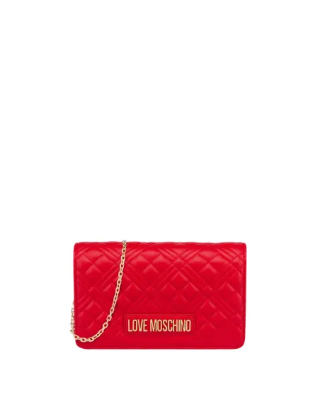 Love Moschino gesteppte Clutch-Tasche, rot