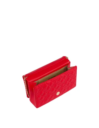 Love Moschino quilted clutch bag, red