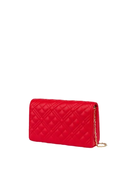 Love Moschino gesteppte Clutch-Tasche, rot